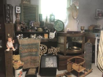 Diverse brocante en oude items beschikbaar voor biedingen