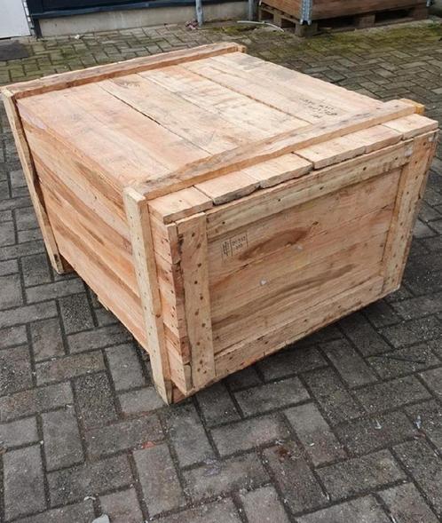 Houten bloembak / speelgoedkist, Tuin en Terras, Bloembakken en Plantenbakken, Zo goed als nieuw, Hout, 30 tot 60 cm, 60 tot 100 cm