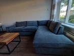 WOOOOD Thomas hoekbank rechts donkergrijs/antraciet, Huis en Inrichting, Ophalen, Zo goed als nieuw, Stof