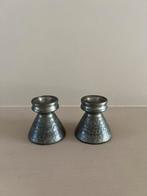 Antiek tinnen kandelaar set, Huis en Inrichting, Woonaccessoires | Kandelaars en Kaarsen, Ophalen of Verzenden, Zo goed als nieuw