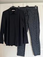 Studio anneloes set poppy blouse XXL & startup dot broek XL, Zwart, Maat 46/48 (XL) of groter, Ophalen of Verzenden, Zo goed als nieuw