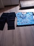 DAMESSET MAAT 52/54 MISS ETAM.  KOOPJE., Ophalen of Verzenden, Zo goed als nieuw, Blauw, Blouse of Tuniek