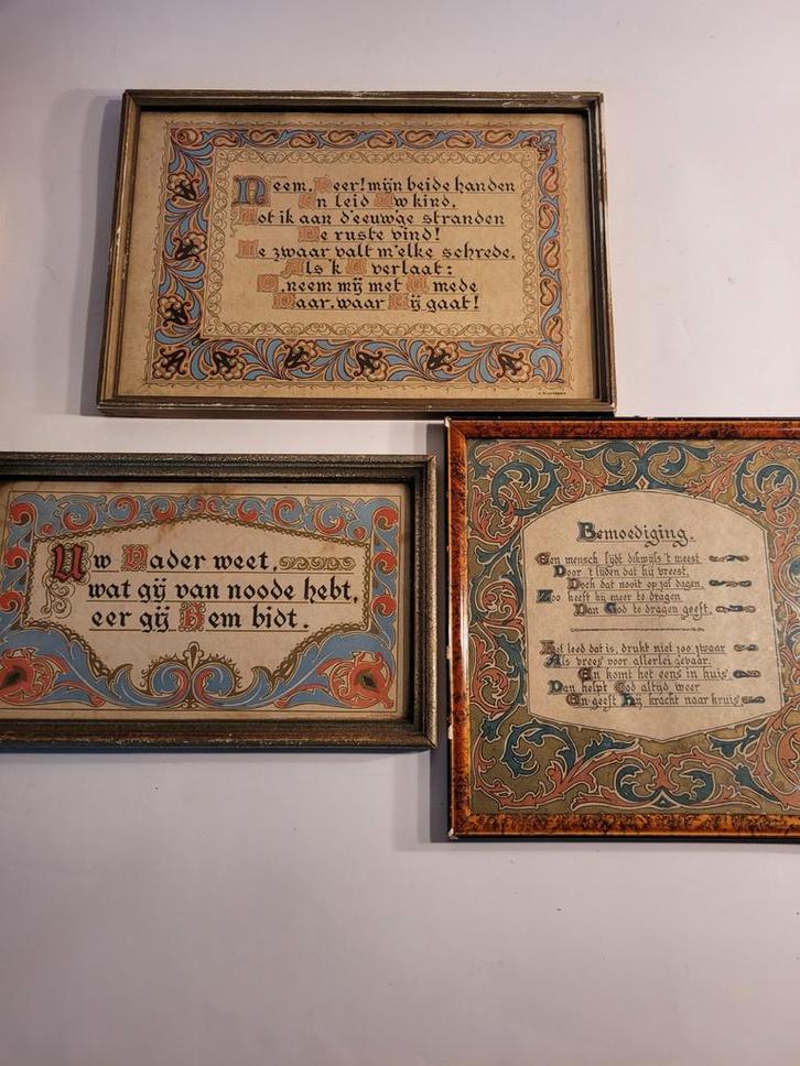 bijbelse religieuze spreuk spreuken gebed bemoediging  1934, Huis en Inrichting, Woonaccessoires | Tekstborden en Spreuken, Gebruikt