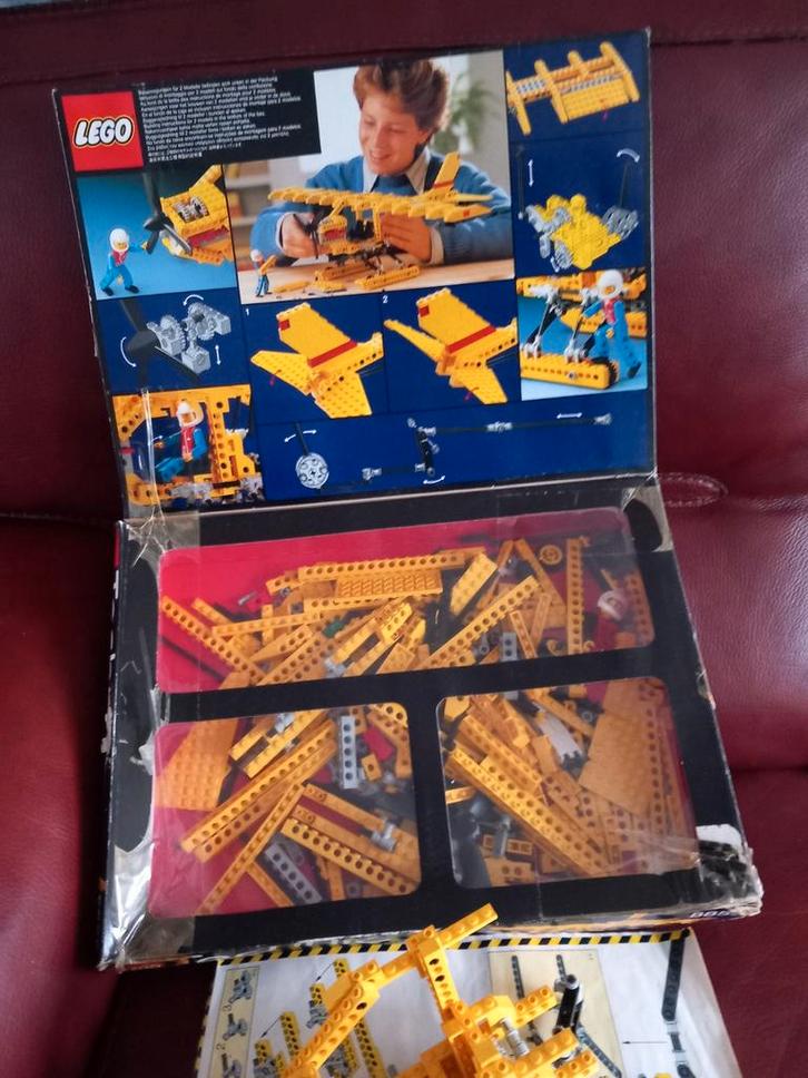 Lego Technic 8855 Propeller Vliegtuig, Kinderen en Baby's, Speelgoed | Duplo en Lego, Gebruikt, Lego, Complete set, Ophalen of Verzenden