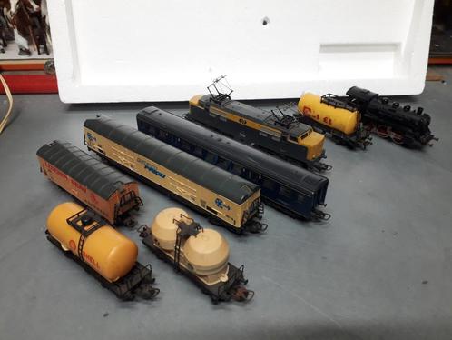 9 LIMA en FLEISCHMANN LOCS en WAGONS in GOEDE STAAT 22,50 E, Hobby en Vrije tijd, Modeltreinen | H0, Gebruikt, Wagon, Gelijkstroom