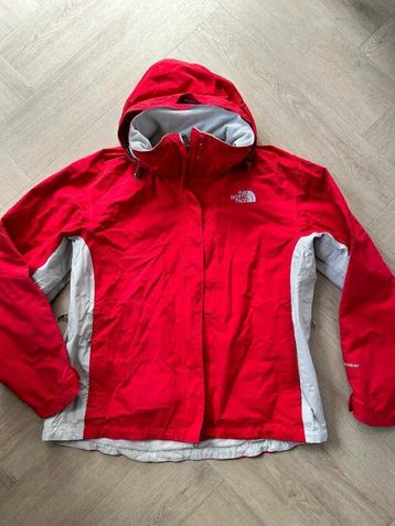The North Face Hyvent Outdoorjas Rood/Wit Maat XL Dames
