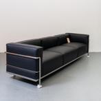 2 x Cassina Le Corbusier Lc3 drie zits bank Nieuw, 75 tot 100 cm, Ophalen of Verzenden, Metaal, 200 tot 250 cm