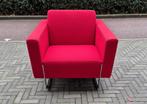 Artifort mare FC302 fauteuils 2 knal rood stof gebruikt, Huis en Inrichting, Fauteuils, Gebruikt, Leolux moooi stijl, 75 tot 100 cm