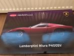 Kyosho Lamborghini Miura P400SV, Ophalen, Zo goed als nieuw, 1:9 t/m 1:12, Auto