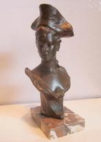 Art nouveau brons buste G Van Der Straeten, brons ca 1900, Verzenden
