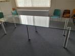 Glazen Tafel, Huis en Inrichting, Tafels | Eettafels, Ophalen, Rond, 200 cm of meer, 50 tot 100 cm