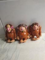 David de kabouter trollen, 3 verschillende, 10 cm hoog, BRB, Ophalen of Verzenden, Zo goed als nieuw