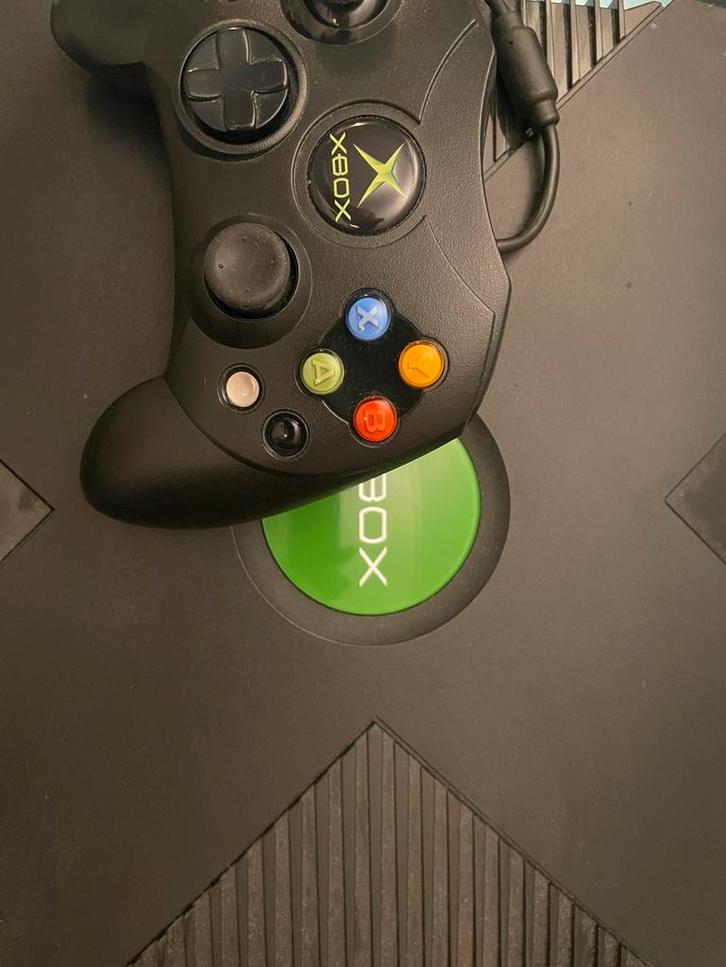 Xbox Original, Spelcomputers en Games, Spelcomputers | Xbox Original, Zo goed als nieuw, Met 1 controller, Ophalen of Verzenden