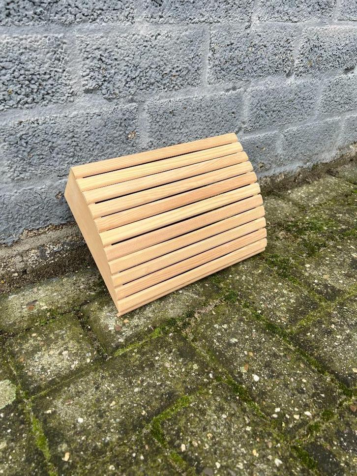 Sauna hoofdsteun hout, Sport en Fitness, Sauna, Nieuw, Toebehoren, Ophalen of Verzenden