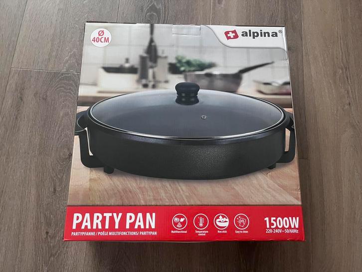 Te koop! Alpina partypan, Huis en Inrichting, Keuken | Potten en Pannen, Nieuw, Koekenpan of Braadpan, Ophalen of Verzenden