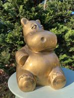 (Tuin)Beeld nijlpaard, hippo, tuin, zwembad, vijver 50cm, Ophalen, Nieuw, Kunststof, Dierenbeeld