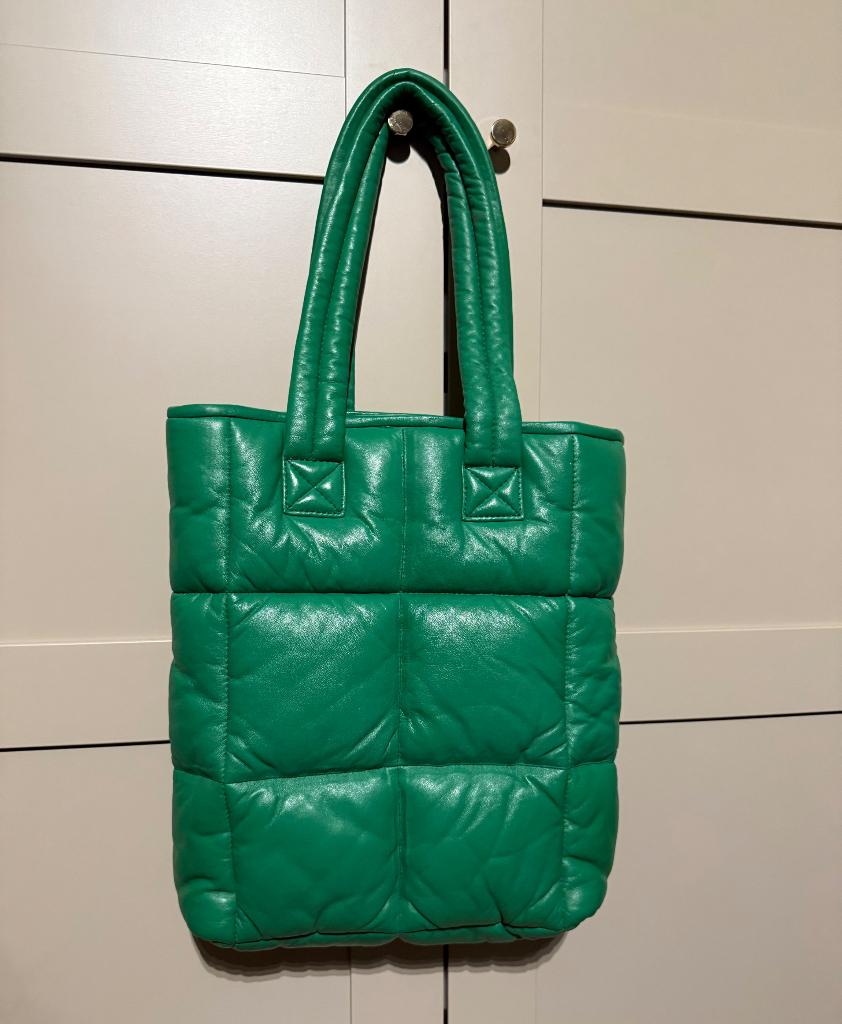 Tas shopper, Ophalen of Verzenden, Zo goed als nieuw, Groen, Shopper