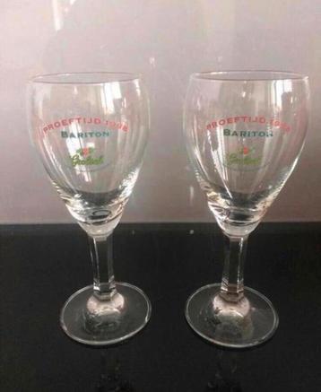 Vintage GROLSCH Proeftijd BARITON bierglas kristal glas beschikbaar voor biedingen