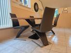 Rolf Benz 7800 design eetkamerstoelen 4x, Huis en Inrichting, Ophalen of Verzenden, Zo goed als nieuw