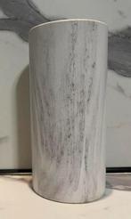 Marmer look vaas van het merk Atmosphera 20 cm, Overige kleuren, Ophalen of Verzenden, Minder dan 50 cm, Glas