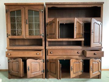 Mooi eiken wandemeubel beschikbaar voor biedingen