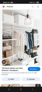 Ikea stolmen inloopkast (zelf indelen), Ophalen, Gebruikt, 200 cm of meer, Met hangruimte