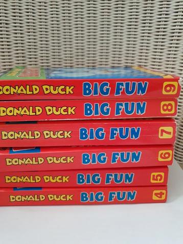 Donald Duck Big Fun no 4 5 6 7 8 9  beschikbaar voor biedingen