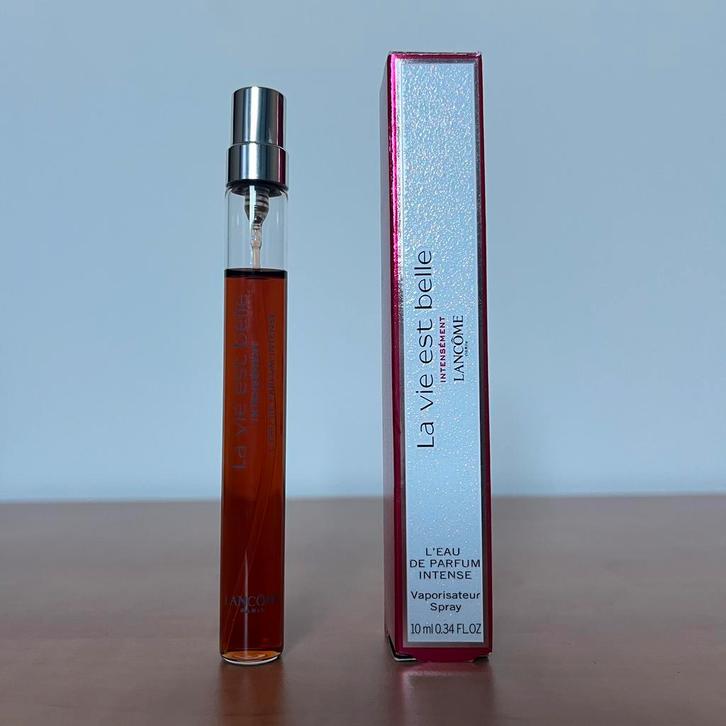 La vie est belle intensément 10 ML (Lancôme), Sieraden, Tassen en Uiterlijk, Uiterlijk | Parfum, Zo goed als nieuw, Verzenden