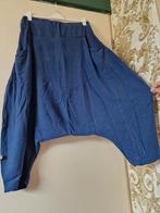 Kepourel jeans kleur blauw katoen wijd harembroek brede band, Kleding | Dames, Blauw, Broek of Spijkerbroek, Ophalen of Verzenden