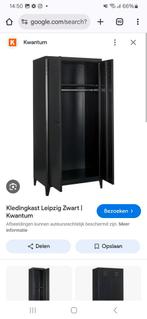 Zwarte locker kast, Huis en Inrichting, Kasten | Kledingkasten, Ophalen of Verzenden, Zo goed als nieuw, 25 tot 50 cm, Minder dan 100 cm