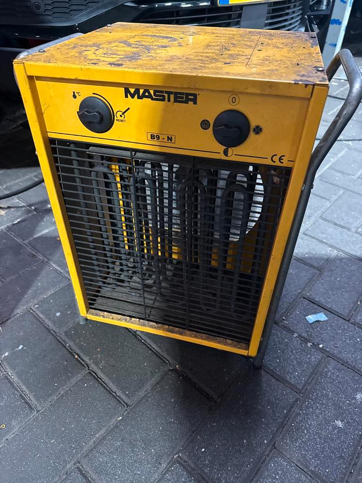 9kw Master B9-N Krachtstroom Werkplaats Kachel, Doe-het-zelf en Verbouw, Verwarming en Radiatoren, Ophalen of Verzenden