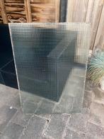 Draadglas voor schuurdeur, Doe-het-zelf en Verbouw, Glas en Ramen, Ophalen, Gebruikt, Minder dan 80 cm, 80 tot 120 cm