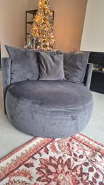 Ronde grijze loveseat van Loods 5, Gebruikt, 75 tot 100 cm, Ophalen of Verzenden, 100 tot 125 cm