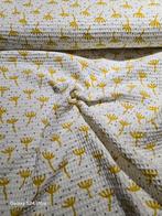 Wafel off white blaasbloem, Overige materialen, 120 cm of meer, Wit, Ophalen of Verzenden