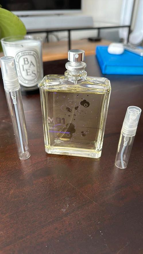 Escentric Molecules Molecule 01 5 - 10 ml decant/sample, Sieraden, Tassen en Uiterlijk, Uiterlijk | Parfum, Nieuw, Ophalen of Verzenden