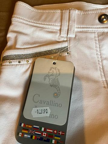Cavallino Marino witte rijbroek maat 34 - 164 nieuw! beschikbaar voor biedingen