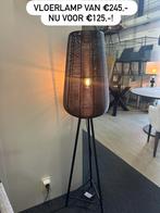 Zwarte metalen vloerlamp Adeta - Showroom Sale!, Ophalen, Nieuw, Metaal, 100 tot 150 cm