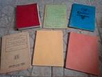 6 oude Franse handgeschreven schoolschriften  jaren 50, Antiek en Kunst, Antiek | Kantoor en Zakelijk, Ophalen of Verzenden
