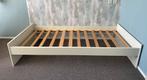1 persoons bed, wit mdf, Huis en Inrichting, Ophalen, Gebruikt, 90 cm, Eenpersoons