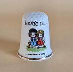 Liefde is...... vingerhoedje, Verzamelen, Vingerhoedjes, Verzenden, Zo goed als nieuw