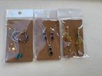 Poes / kat oorbellen p/st., Sieraden, Tassen en Uiterlijk, Overige materialen, Hangers, Overige kleuren, Nieuw