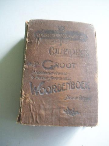 oude antieque woorden boek beschikbaar voor biedingen