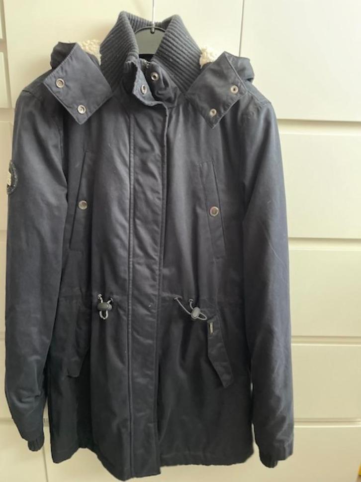 SUPERDRY - mooie winterjas navy/ blauw maat S, Kleding | Dames, Jassen | Winter, Zo goed als nieuw, Maat 36 (S), Blauw, Verzenden