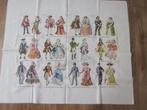 Pako prachtig geborduurd schilderij kleding uit vorige eeuwe, Hobby en Vrije tijd, Borduren en Borduurmachines, Ophalen of Verzenden