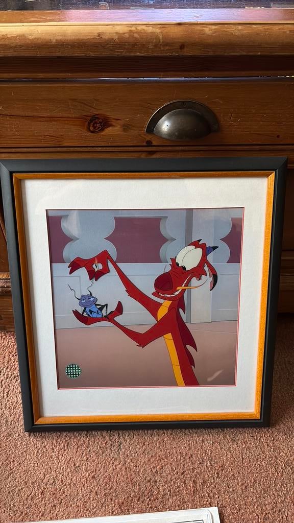 “Lucky Bug” limited editon schilderij WDCC, Verzamelen, Disney, Ophalen, Overige figuren, Nieuw, Plaatje of Poster