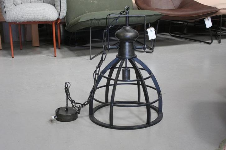 Hanglamp AMY Light & Living metaal antiek zwart Ø40, Huis en Inrichting, Lampen | Hanglampen, Zo goed als nieuw, 50 tot 75 cm