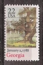 USA, Georgia, 200 jaar, 1988., Verzenden, Gestempeld, Noord-Amerika