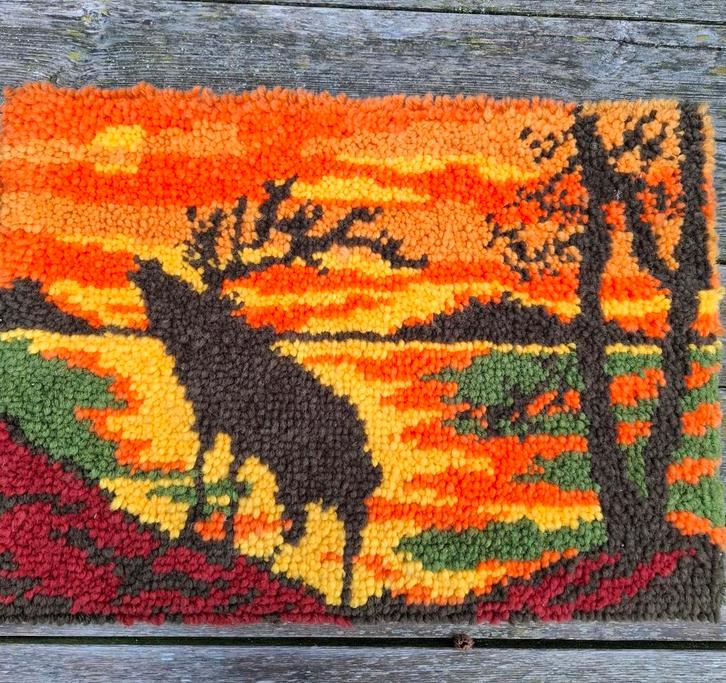 Smyrna retro wandkleed, Antiek en Kunst, Kunst | Overige Kunst, Ophalen of Verzenden
