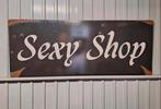 Sexy shop reclame bod sign groot geen emaille, Verzamelen, Ophalen of Verzenden, Zo goed als nieuw, Reclamebord