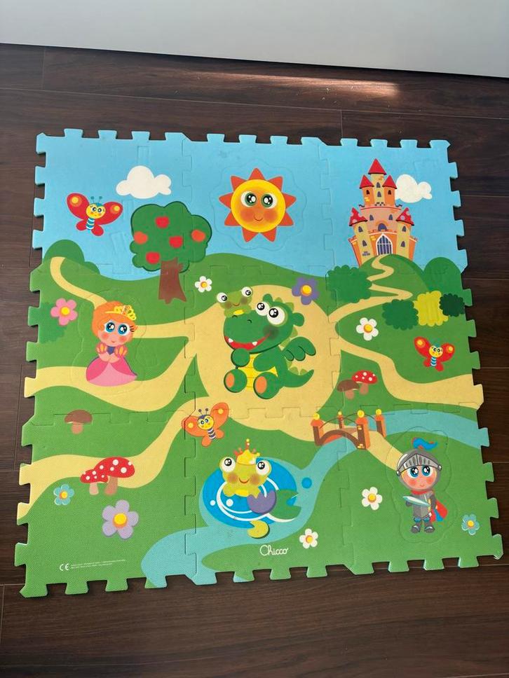 Chicco Speelmat 90x90cm Sprookjes Thema, Kinderen en Baby's, Speelgoed | Speelkleden, Gebruikt, Ophalen